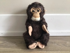 Lindo peluche de mono marrón, animal de peluche suave de 31 cm a 50 cm, unisex, para niños de 2 a 4 años - Product Image 3
