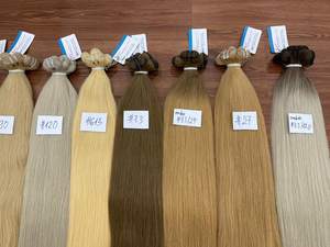 PRÊT À EXPÉDIER 100% Cheveux humains vietnamiens lisses en trame, extensions de cheveux de la meilleure qualité, couleur blonde ombrée - Product Image 4