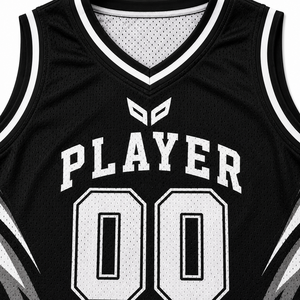 Ensemble de maillots de basketball haut de gamme 100 % polyester, personnalisé, en maille, imprimé par sublimation, respirant, écologique, unisexe, pour l'été, tenue d'équipe, OEM - Product Image 2