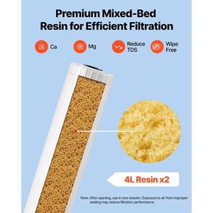 Filtro Deionizzato per Sistema di Lavaggio Auto Senza Macchie, 2 x 4L, Ricambio Filtro a Resina DI a Letto Misto Compatibile con PRS-207SLXC PRS- - Product Image 2