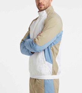 Survêtement coupe-vent 2 pièces pour homme, écologique, imperméable, léger, respirant, coupe classique, avec empiècements contrastants - Product Image 5