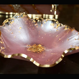 Cuenco Ovalado Grande de Resina con Base en Rosa, Tallado, Ecológico, Tamaño Personalizable, Hecho en India, Mejor Precio - Product Image 1