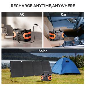 Station d'alimentation portable 150W, générateur solaire 45000mAh avec panneau solaire pliable ETFE 60W - Product Image 2