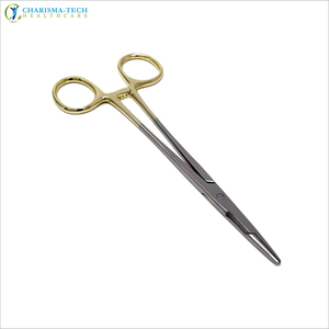 CHARISMATECH Gold Plated Stainless Steel Needle Holder Suture <b>Driver</b> Manual Surgical Instrument <b>Set</b> CE Certified Class I for Med - Product Image 5