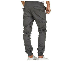 High Quality Men's Casual Track Pants High Waist Elasticated <b>Cargo</b> Joggers - Product Image 4
