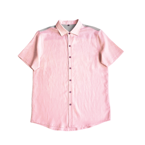 Nouvelle chemise décontractée d'été pour homme à manches courtes, col montant, séchage rapide, en Lyocell léger et respirant, chemise tendance - Product Image 1