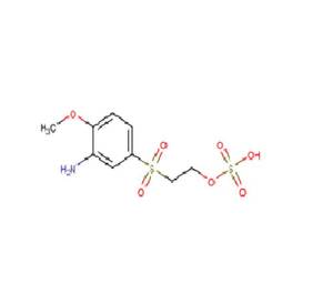 2-(3-Amino-4-Metoxifenil) Sulfonil Etil Hidrogenosulfato - Product Image 1