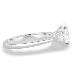 Oval Cut D Color Lab Grown Diamond <b>Ring</b> Solid Gold IGI Certified Classic Custom Women <b>Men</b> Wedding Engagement Fine Jewelry - Product Image 4