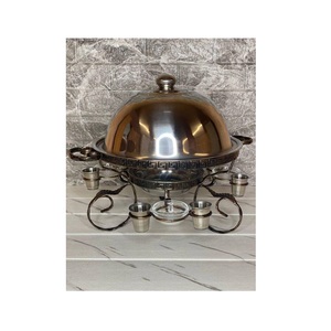 Juego de Recipientes para Buffet, Calentador de Alimentos de Acero Inoxidable, Estilo Lujoso y Moderno para Uso en Hoteles/Restaurantes - Product Image 2