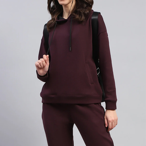 Best Selling Loose Drop Shoulder Custom Logo Women Oversized Tracksuits for Women With Trouser Casual - Product Image 5