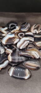 Lot d'agate rayée de qualité supérieure, pierres précieuses incroyables et merveilleuses, pierres précieuses de haute qualité pour la fabrication de bijoux faits à la main - Product Image 3