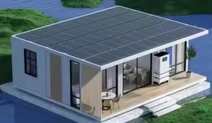 Casa prefabricada tipo bunker de estructura de acero ligero y protección. - Product Image 3