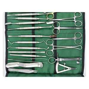 MEDZORA SURGICAL MS-6018 Kit d'instruments chirurgicaux dentaires orthodontiques certifié MEPS, 26 pièces, en acier inoxydable allemand, pour implantation manuelle - Product Image 2