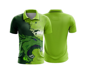 High Quality Gaming Polo Shirt Full Sublimation Printing Uniform Manufacturer Supplier Durable Stitching for Men Women Youth - Product Image 1