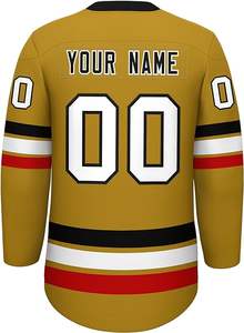 Nouveau design, maillot de hockey sur glace brodé personnalisé unisexe, fabrication pakistanaise, vêtements de sport, maillot de hockey sur glace durable - Product Image 3