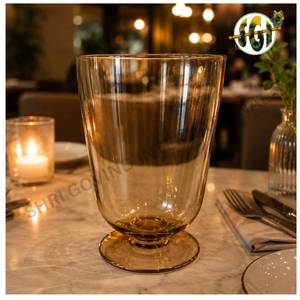 Support en verre rond portable pour bougies chauffe-plat – Élégant porte-bougie pour mariage, restaurant et décoration intérieure - Product Image 1
