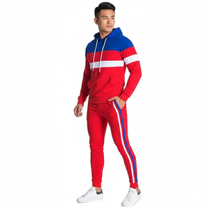 Conjuntos de Sudadera con Capucha y Pantalones de Chándal de Algodón con Logotipo Personalizado DTG, Estampado Serigrafiado, con Cremallera, Estilo Urbano, Lavado Ácido, para Hombre - Product Image 1