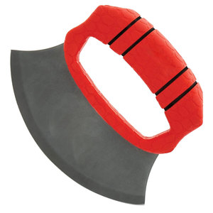 Roter Gummigriff Schafsfuß-Klingenmesser Stahlklinge 0,7mm Dicke Nicht Verstellbares Einzelklingenmesser - Product Image 2