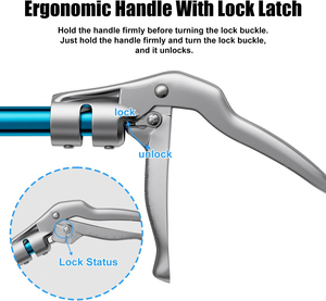 Instrumento Quirúrgico Veterinario Profesional Moderno, Espiral Extensible de Acero Inoxidable para Captura de Serpientes, Acabado Pulido - Product Image 3