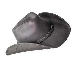 Chapeau de cowboy en cuir de qualité supérieure, style western, pour l'extérieur, protection solaire, réglable, vintage, fait main, pour festival, mode country - Product Image 4