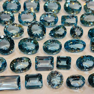 Topacio Azul Cielo Premium, Piedras Preciosas Sueltas Facetadas, Mezcla de Formas, Lote al por Mayor de Piedras de Topacio Talladas, Hermoso Topacio Azul - Product Image 1