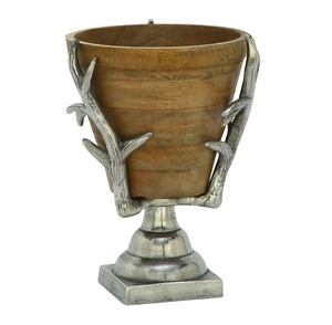 Tazón de Metal de Alta Calidad para Servir Alimentos con Acabado Plateado de Lujo, Ideal para Postres Elegantes y Comidas en Restaurantes - Product Image 4
