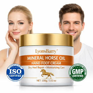 Crema para Manos y Pies con Aceite Mineral de Caballo, Reparación de Talones Secos, Cuidado Hidratante, Marca Privada OEM, Certificado GMP - Product Image 3