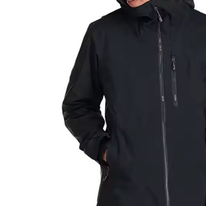 Vestes imperméables coupe-vent respirantes en polyester léger pour hommes, veste de pluie, logo OEM, téléchargé par Dress Sports - Product Image 4