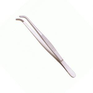 Pinzas Quirúrgicas Curvas Dentadas de 5.5 Pulgadas de Acero Inoxidable para Uso Médico - Product Image 2