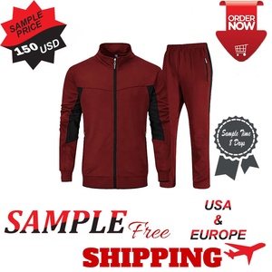 Conjunto Deportivo Unisex de 2 Piezas, Chaqueta con Cierre y Pantalones Jogger, en Bloques de Color, Ropa Casual para Correr, con Logotipo Personalizado 2026 - Product Image 6