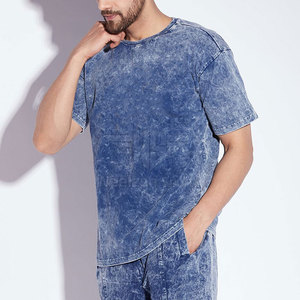 Camiseta con diseño moderno y lavado ácido para hombre, estilo elegante, suave, 100% algodón, ropa informal de calle, comodidad para el día a día - Product Image 3