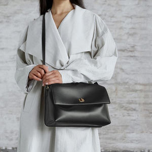 Bolso de Lujo de Alta Gama para Mujer, Bolso de Hombro Ejecutivo de Gran Capacidad, Versión de Color Sólido, Bolso Bandolera - Product Image 4