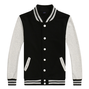 OEM Wholesale Custom Wool Varsity <b>Jacket</b> for <b>Men</b> Leather Sleeve College Baseball <b>Jacket</b> - Product Image 6