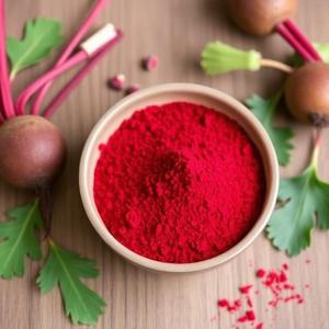 Extracto de polvo de remolacha roja de grado alimenticio orgánico, pigmento Natural, Color herbario para alimentos E30, embalaje de tambor de polvo rojo de raíz de remolacha - Product Image 1