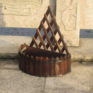 Support mural en bois de style ferme pour plantes suspendues, étagère à plantes murale, jardin vertical, décoration murale intérieure, fabriqué au Vietnam - Product Image 3