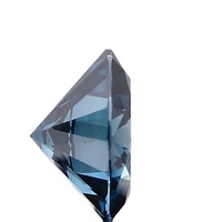 Diamante redondo cultivado en laboratorio CVD azul vivo elegante de 0,78 quilates SI1 claridad IGI certificado 572328097