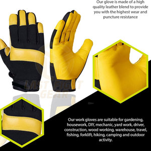 Comfortable Mechanic <b>Gloves</b> With Durable Palm Protection And Breathable Design Mechanic <b>Gloves</b> - Product Image 5
