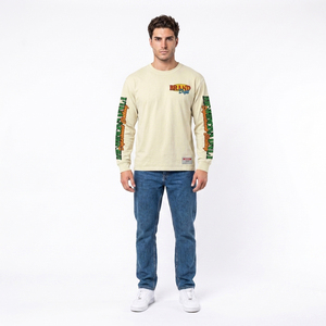 OEM Your brand Logo Long Sleeve T-Shirt Graphic Print O-Neck Men's <b>Pullover</b> Cotton Fleece Sweatshirt For Men Crew Neck <b>Jumper</b> - Product Image 6