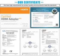 8K HDMI-Kabel HDMI Micro-Stecker auf HDMI-Stecker PVC-Kabel aus reinem Kupfer 1m 2m 3m 5m