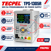 Alimentation électrique programmable CC TECPEL TPS-1305R 30V/5A