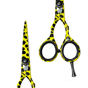Ensemble de ciseaux de coiffure professionnels 5,5'' en acier inoxydable réutilisables pour barbier et salon – Faible MOQ – Fournisseur OEM - Product Image 5