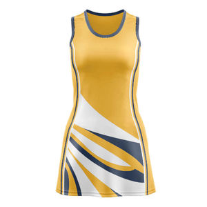 Vestido Deportivo Transpirable de Manga Corta para Tenis y Netball, Popular entre Adultos, 2026, Uniforme Personalizado OEM, Sublimado, Tallas Grandes - Product Image 3