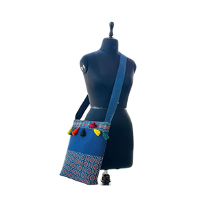 Bolso bandolera Vintage bohemio de gran capacidad para mujer, cierre de cremallera ecológico, Bordado de hilo nacional duradero portátil - Product Image 1