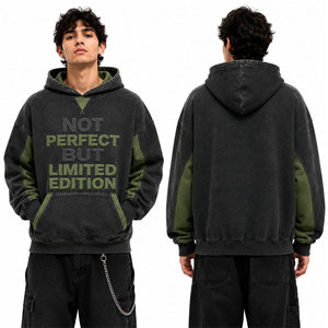 Fabricantes de Ropa Personalizada para Hombre con Logotipo en Relieve, Impresión 3D Puff, Sudadera Extra Grande con Relieve de 400GSM, Sudaderas con Capucha para Hombre - Product Image 2