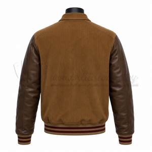 Chaqueta Universitaria de Béisbol Unisex Personalizada, Vintage, de Lana, Resistente al Viento, Transpirable y Ecológica, Fabricante OEM - Product Image 2