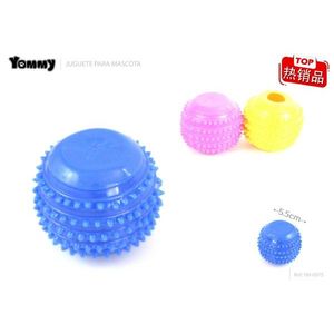 Jouet pour chien Yommy Dot Ball 5,5 cm à picots pour jeu interactif - Product Image 1