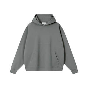 Sudadera con Capucha Unisex de Alta Calidad, 100% Algodón, Felpa Francesa, Manga Larga, 380 g/m², Talla Grande, Logotipo Personalizado, Sin Cordón, para Hombre - Product Image 4