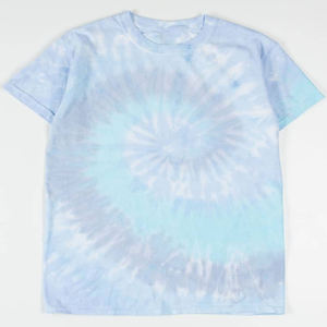 Camiseta Tie Dye de Alta Calidad 100% Algodón para Mujer, Logotipo Personalizado, Impresión Puff, Apliques de Estrellas 3D, Venta al Por Mayor para Empresas - Product Image 5