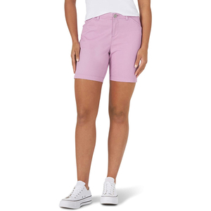 กางเกงขาสั้นผู้หญิงขายดี คุณภาพสูง ผลิตตามสั่งจากปากีสถาน ผ้าเนื้อนุ่มยืดหยุ่น ตกแต่งกระเป๋า ราคาถูก รับผลิตแบบ OEM - Product Image 1