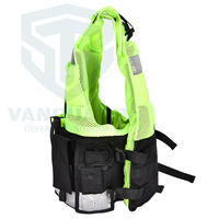 Gilet de sécurité tactique réfléchissant haute visibilité personnalisé en maille Molle, vêtement de travail de protection individuelle, uniforme de patrouille